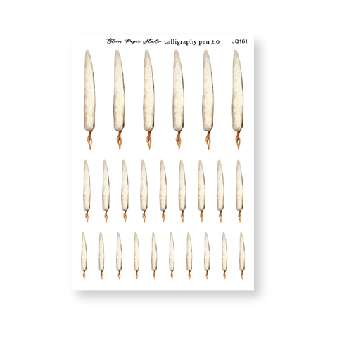 Calligraphy Pens 2.0 Journaling Planner Stickers