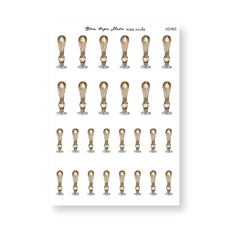 Wax Seals Journaling Planner Stickers