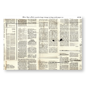 Tearable Large Vintage Writing Washi Paper 2.0
