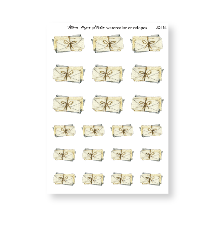 Mail Envelopes Journaling Planner Stickers