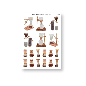 Coffee Journaling Planner Stickers 7.0