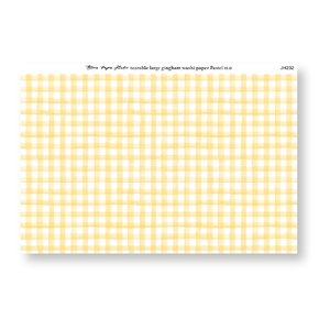Tearable Gingham Washi Paper Pastel 11.0