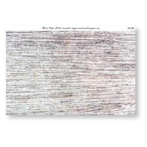 Tearable Large Wood Washi Paper 3.0