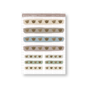 Foiled Leaf Divider Stickers 17.0