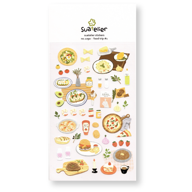 Suatelier Deco Planner Stickers (Food Trip #1)