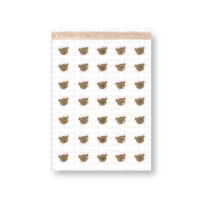 Foiled Leaf Divider Stickers 18.0