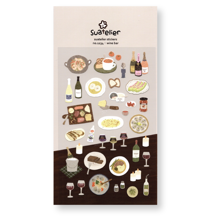 Suatelier Deco Planner Stickers (Wine Bar)