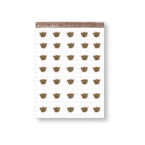 Foiled Leaf Divider Stickers 20.0