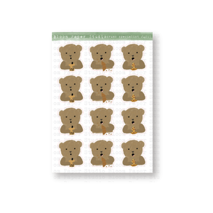 Foiled Leaf Divider Stickers 23.0