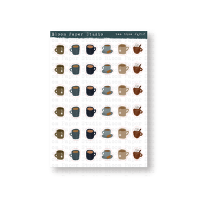 Foiled Leaf Divider Stickers 25.0
