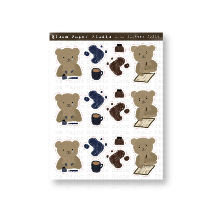 Inky Fingerz Doodle Planner Stickers