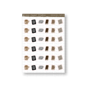 Foiled Leaf Divider Stickers 26.0