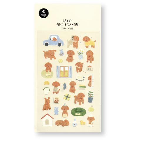 Suatelier Deco Planner Stickers (Puppy)