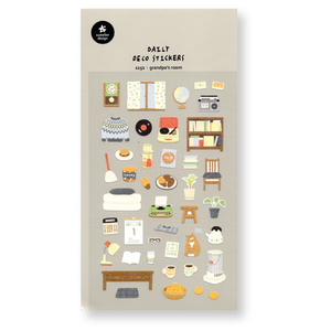 Suatelier Deco Planner Stickers (Grandpa's Room)