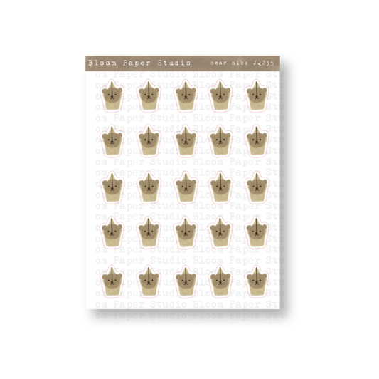 Bear Nibs Doodle Planner Journal Stickers