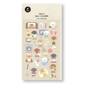 Suatelier Deco Planner Stickers (Cleaning Day)