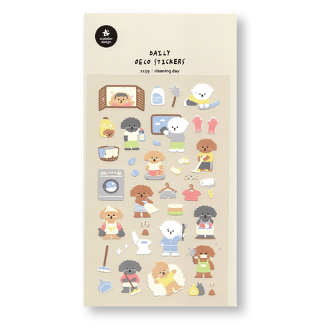 Suatelier Deco Planner Stickers (Cleaning Day)