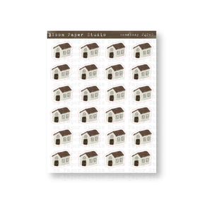 Bear's House Doodle Planner Journal Stickers