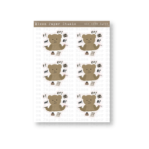 Bear's Nib Size??? Doodle Planner Journal Stickers