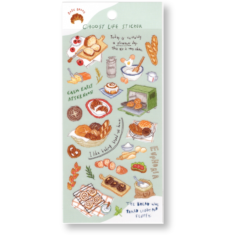 Mind Wave Choosey Life Planner Stickers (Bake Bread)
