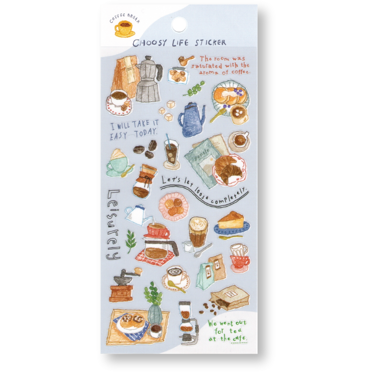 Mind Wave Choosey Life Planner Stickers (Coffee Break)