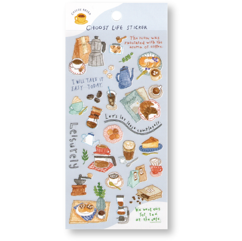 Mind Wave Choosey Life Planner Stickers (Coffee Break)