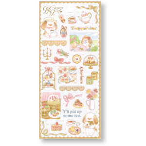 Mind Wave Flower Girly Planner Stickers (Tea Time)