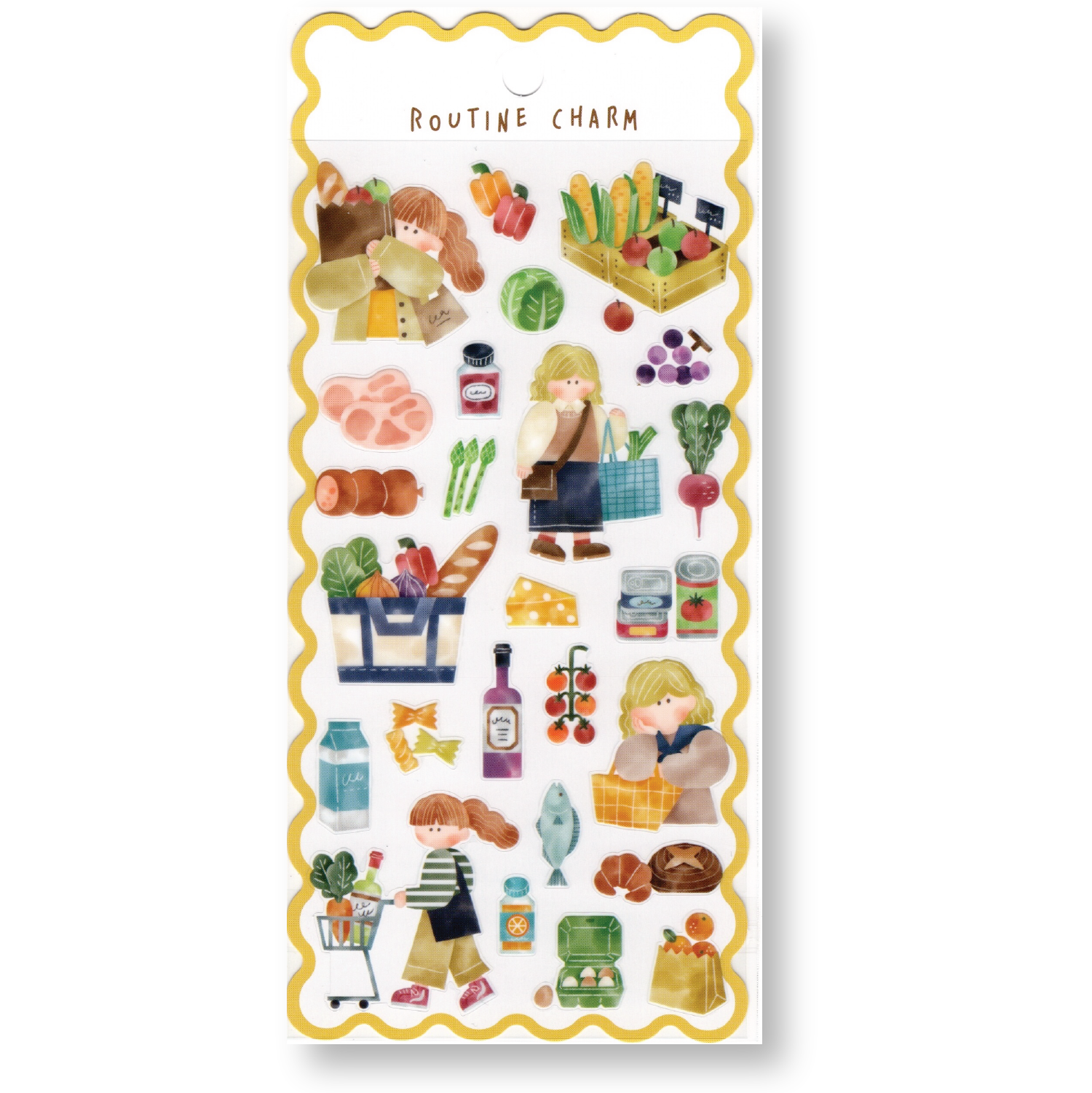 Mind Wave Routine Charm Planner Stickers (Market)