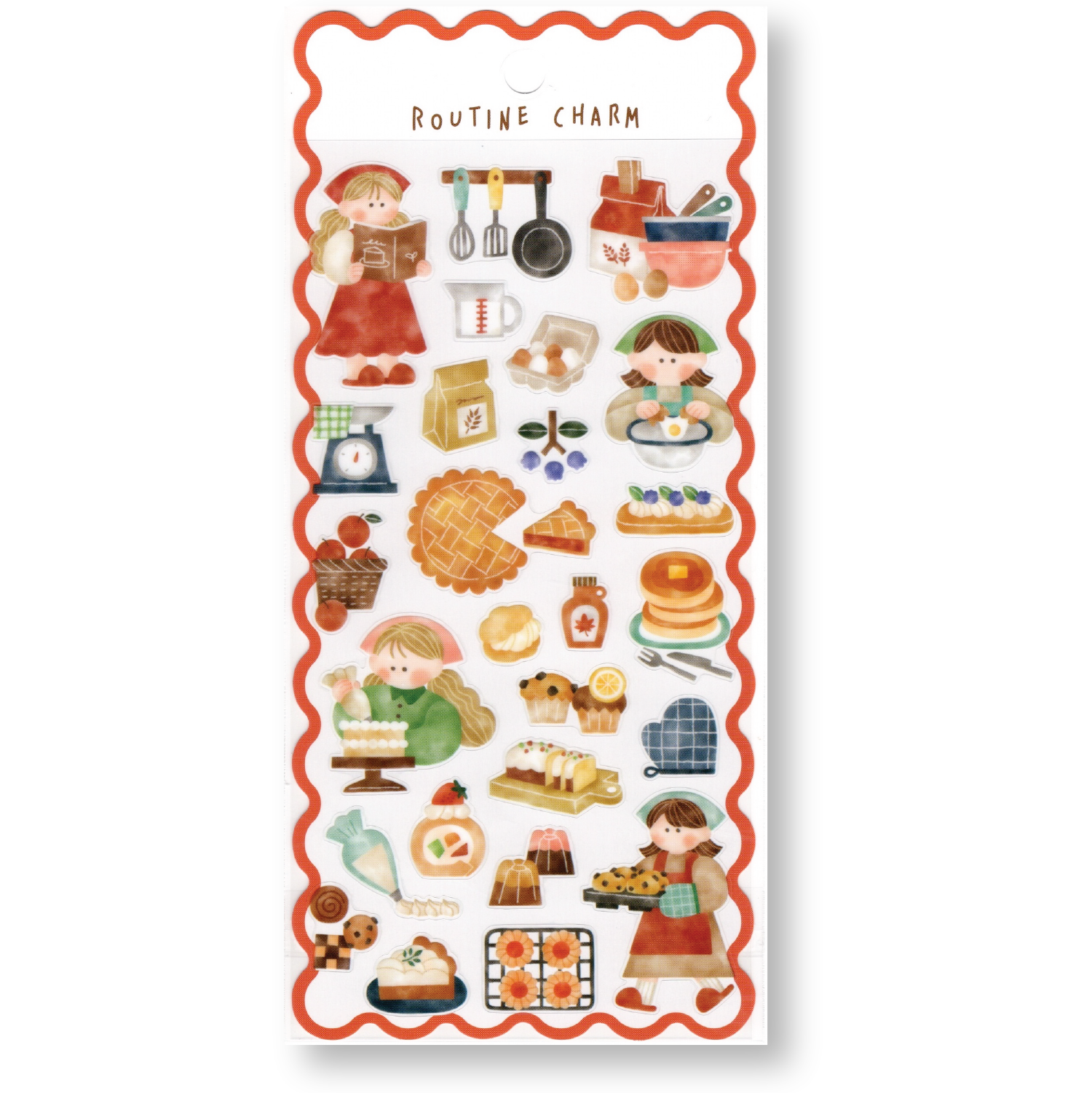 Mind Wave Routine Charm Planner Stickers (Cooking)