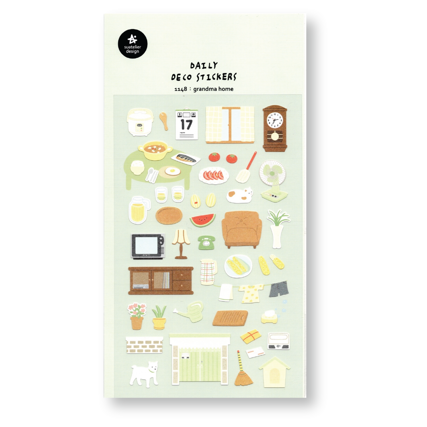 Suatelier Deco Planner Stickers (Grandma Home)