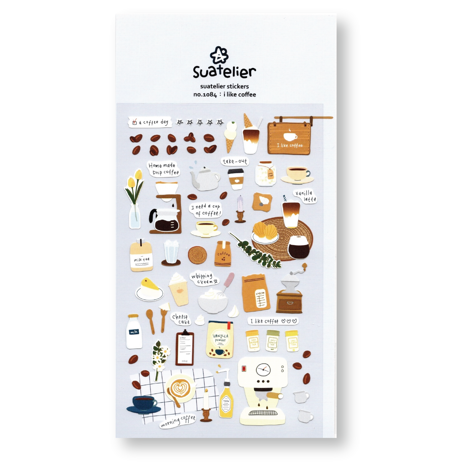 Suatelier Deco Planner Stickers (I Like Coffee)