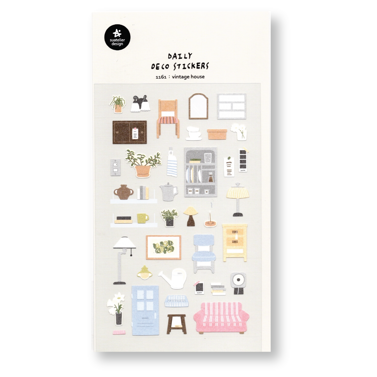 Suatelier Deco Planner Stickers (Vintage House)