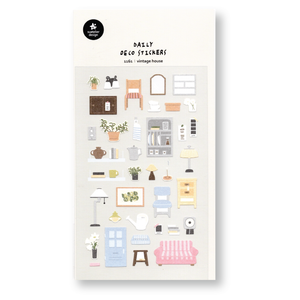 Suatelier Deco Planner Stickers (Vintage House)