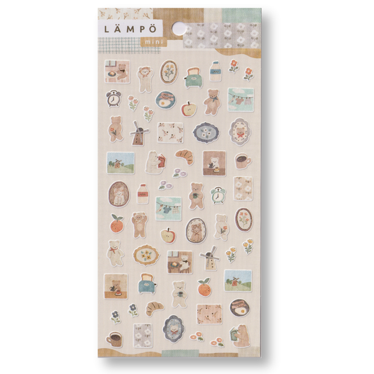 Mindwave Lampo Mini Planner Stickers (Bear and Morning)