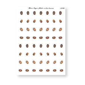 Coffee Beans Journaling Planner Stickers