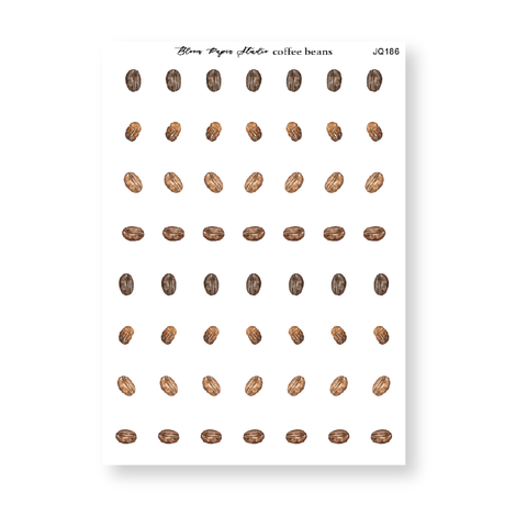 Coffee Beans Journaling Planner Stickers