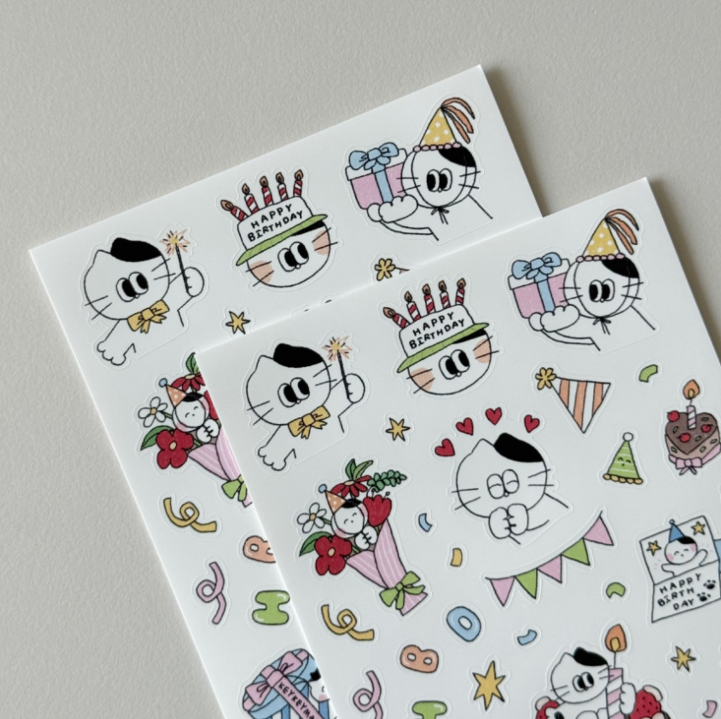 Keykeymade Birthday Party Sticker