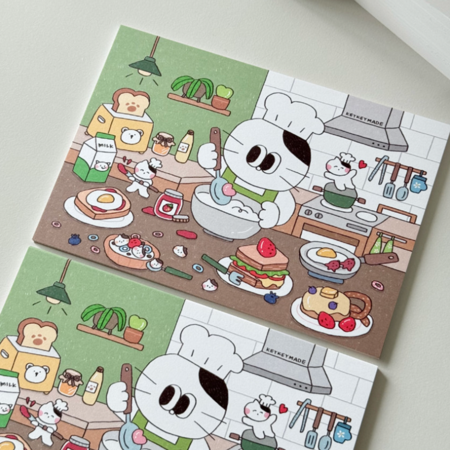 Keykeymade Little Chef Postcard