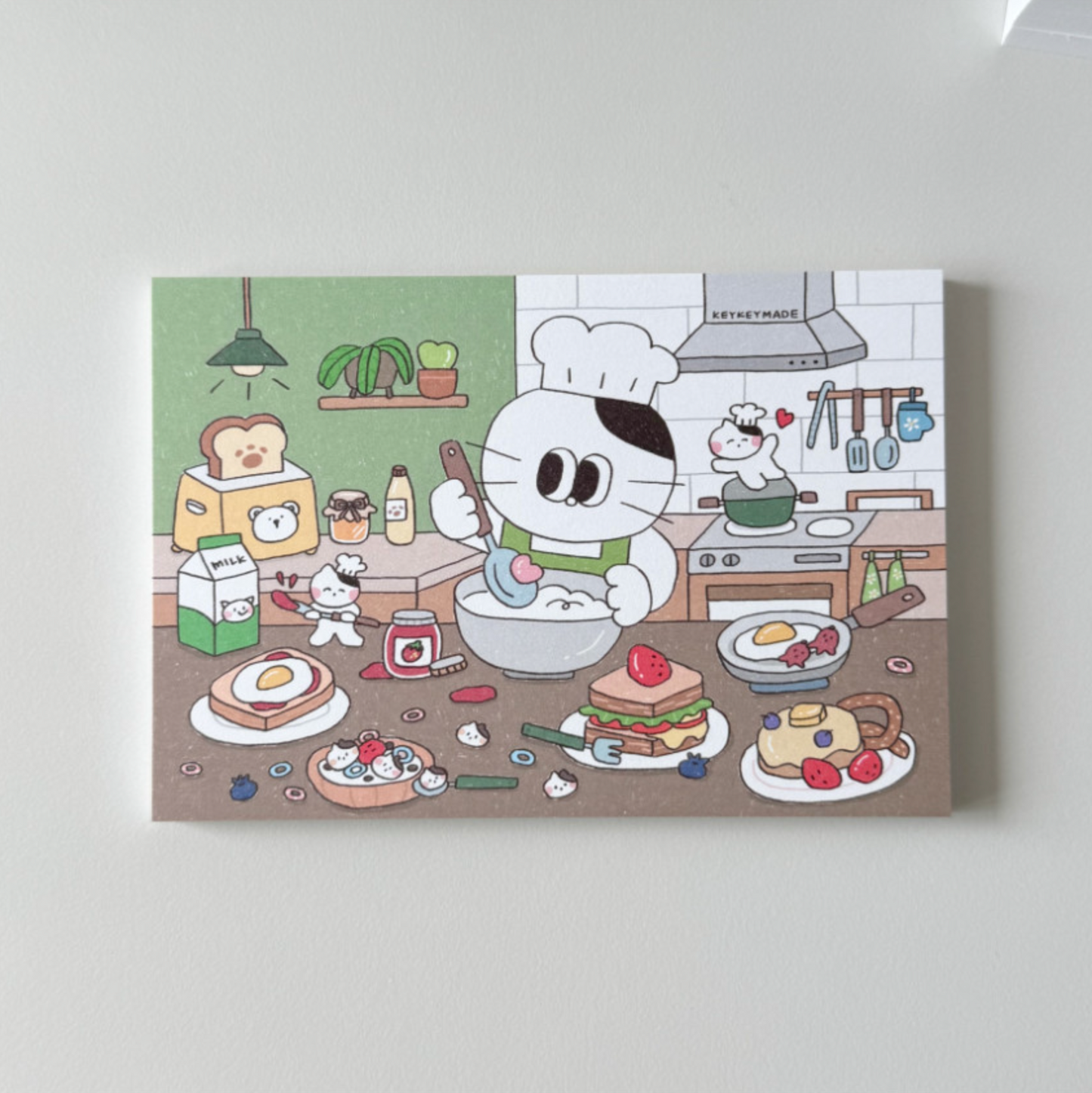 Keykeymade Little Chef Postcard