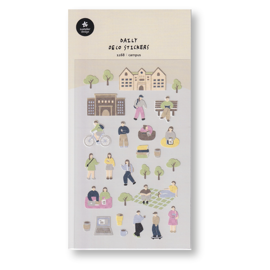 Suatelier Deco Planner Stickers (Campus)