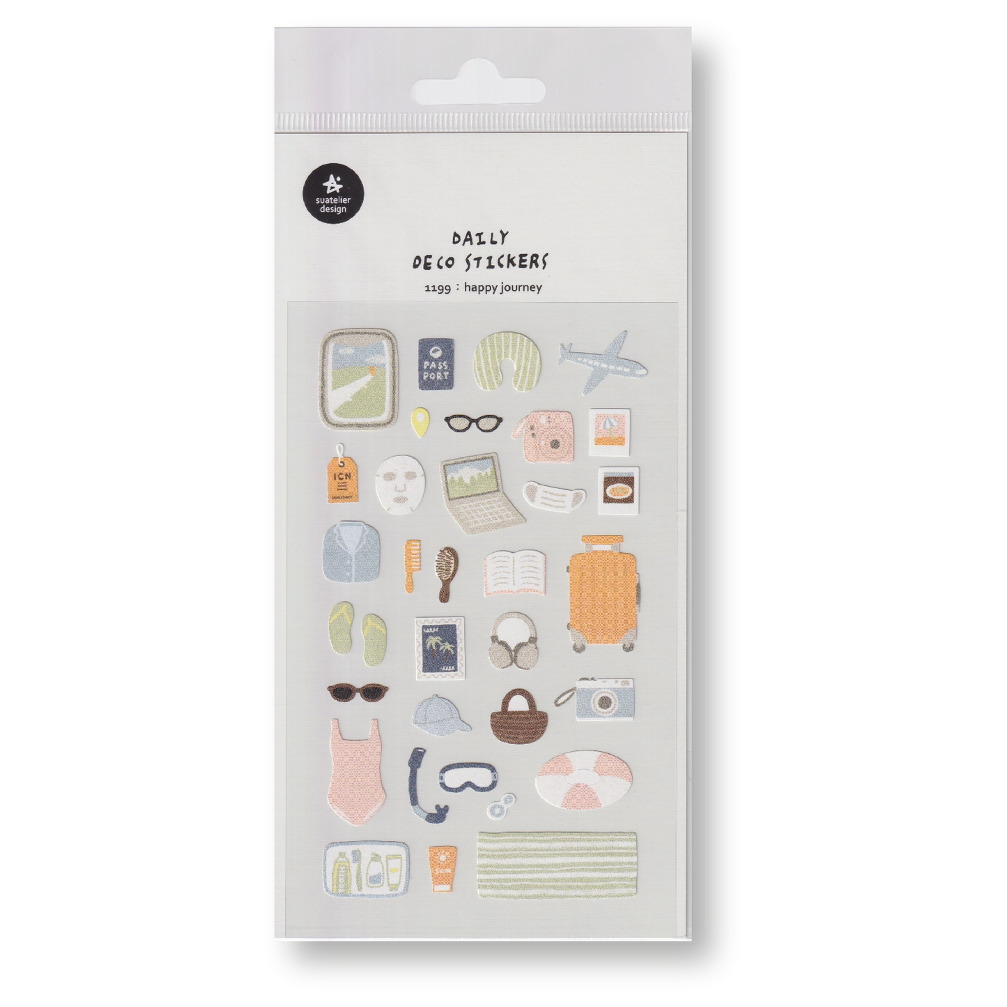 Suatelier Deco Planner Stickers (Happy Journey)