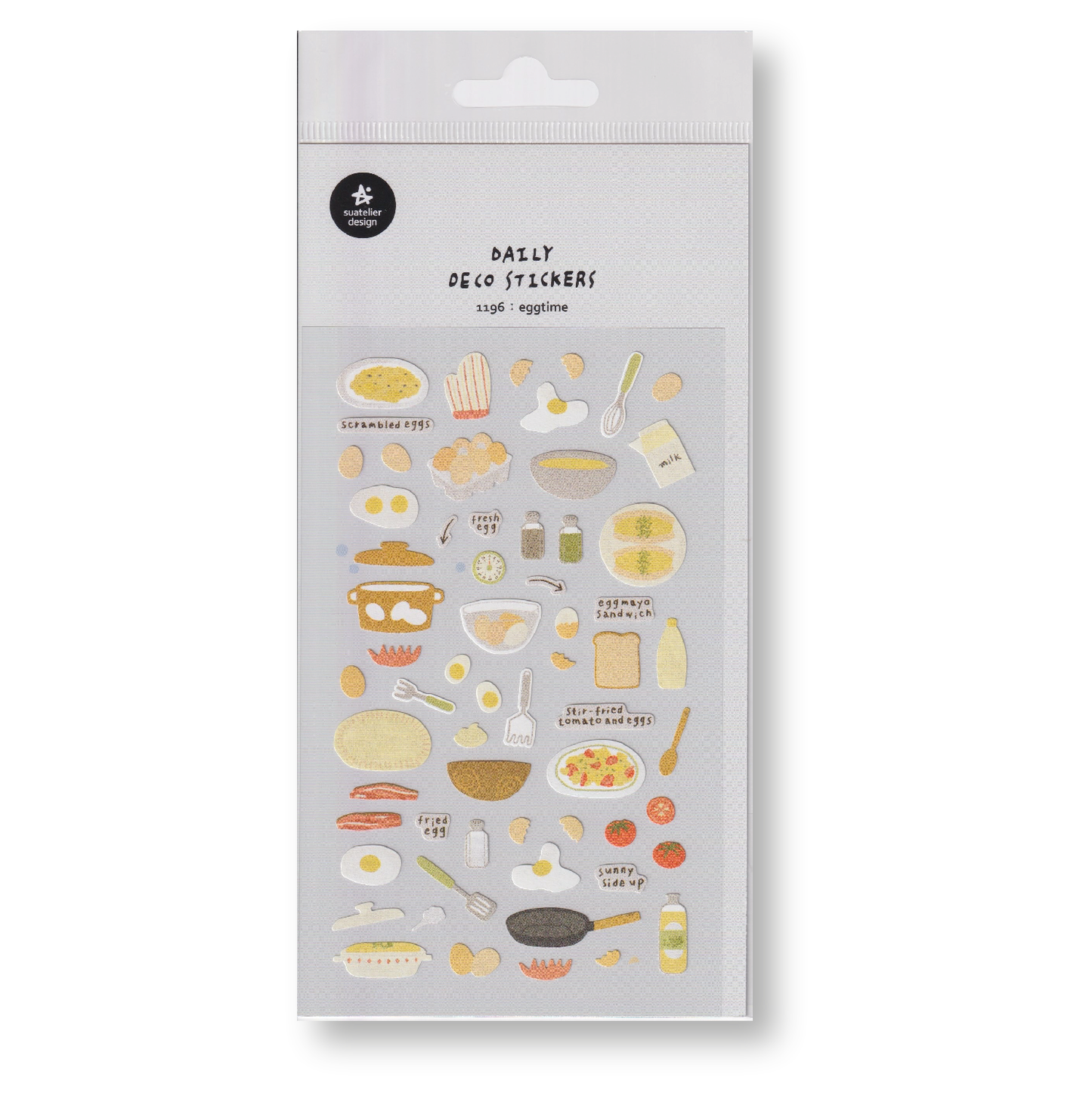 Suatelier Deco Planner Stickers (Egg Time)