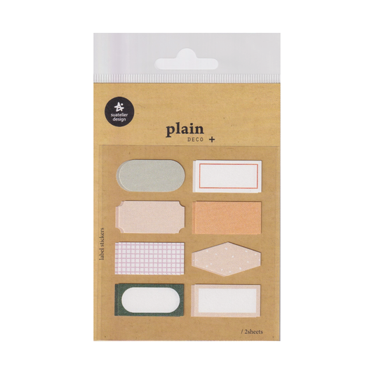 Suatelier Plain Deco Label Stickers (Plain 59)