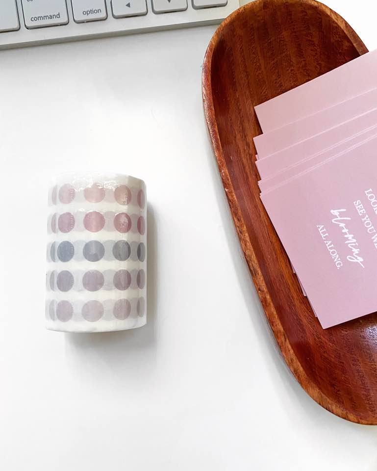 Transparent Dot Stickers - Seashell