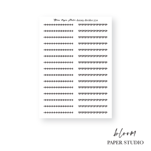 Foiled Dainty Divider Stickers 37.0
