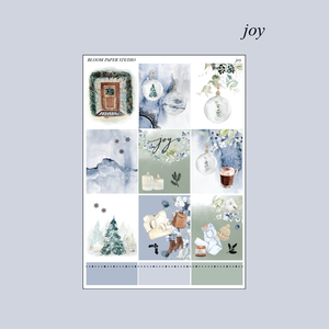 Joy Foiled Planner Sticker Kit