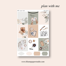 Load image into Gallery viewer, Plan with Me Foiled Planner Sticker Kit
