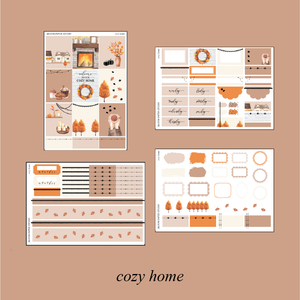 Cozy Home Foiled Planner Sticker Kit