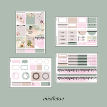 Load image into Gallery viewer, Mistletoe Foiled Planner Sticker Kit
