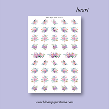 Load image into Gallery viewer, Heart Foiled Planner Sticker Kit
